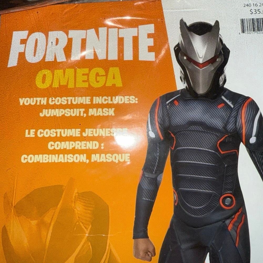 New Boys XL 14-16 Omega Halloween Costume Fortnite video game character outfit - Picture 5 of 5